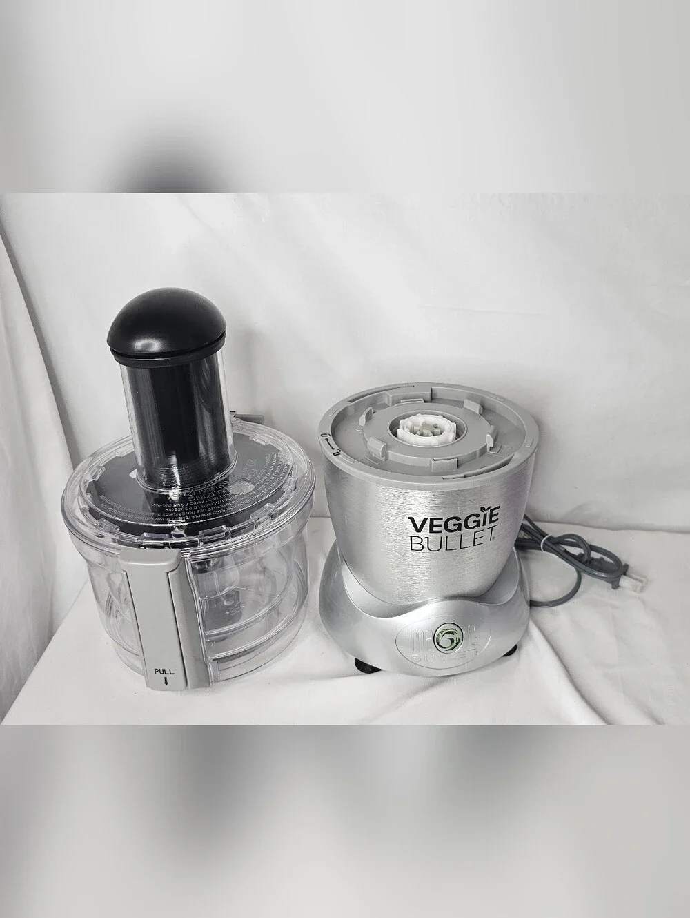 Veggie Bullet Food Processor Spiralizer + BONUS Blender Kit & 3 Extra Blades